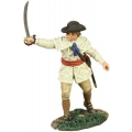 BR16004 Colonial Militia Officer Pointing with Sword