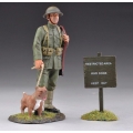 GW024B Sgt Stubby with soldier in helmet GW024B Sgt Stubby with soldier in helmet