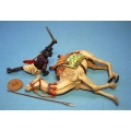 MADCAM02 Beja Warrior and wounded camel