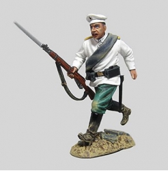 TEAM MINIATURES CHINESE BOXER REBELLION RJWR6009 RUSSIAN CHARGING WITH RIFLE 
